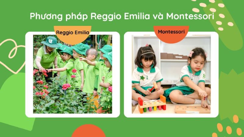 So sánh mô hình Montessori và Reggio Emilia 